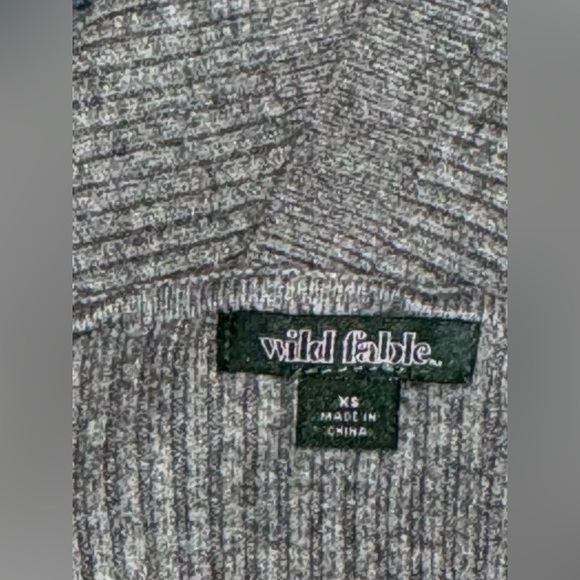 Wild Fable Gray Women's Ribbed Cropped Tank Top - Picture 5 of 6